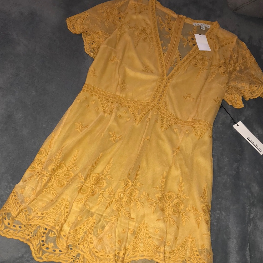 Mustard Yellow Romper